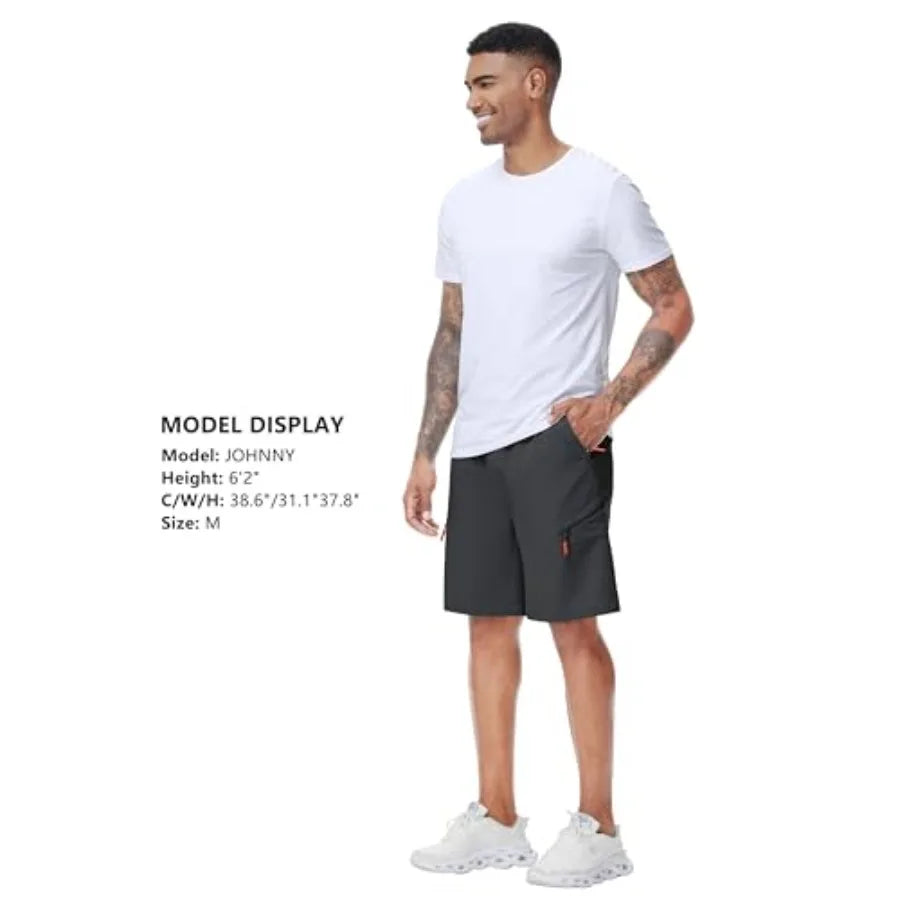 Men's Hiking Cargo Shorts with Zipper