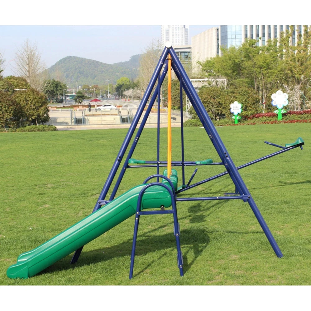 4 in 1 Swing Set With Seesaw