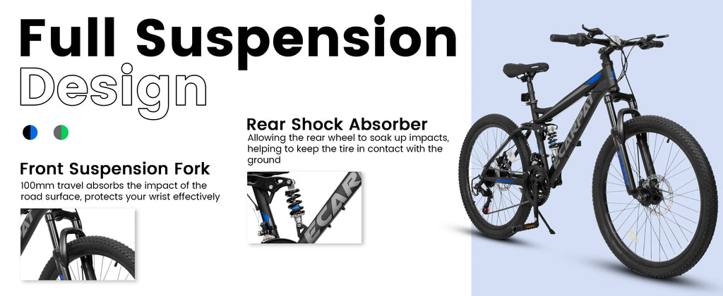 Dual Full Suspension Mountain Bike