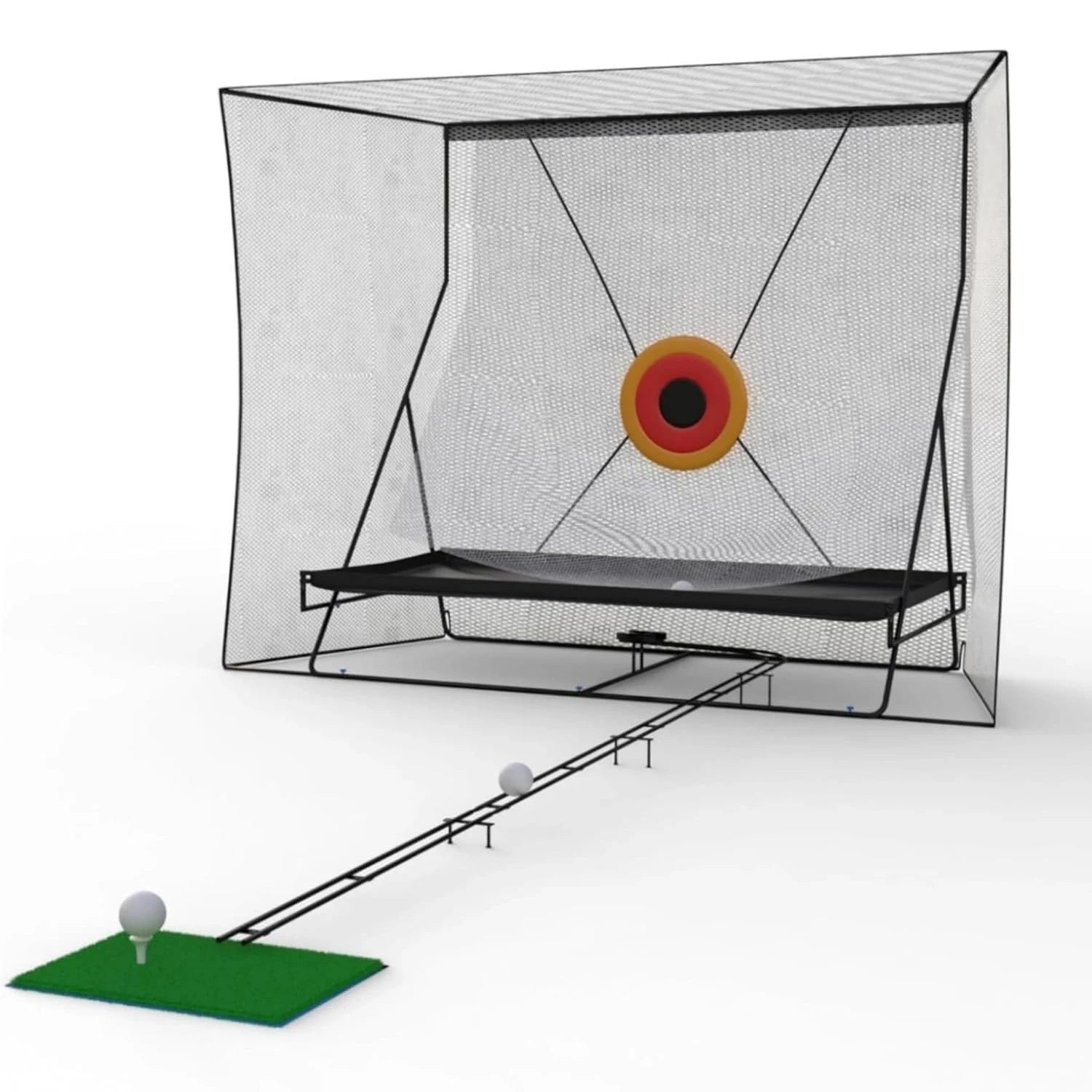 Golf Practice Net (305 x 244 cm) with Ball Return