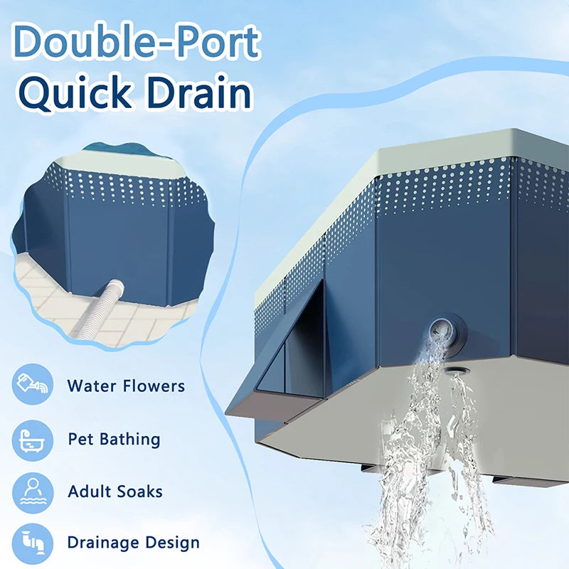 Foldable Rectangular Non-Inflatable Swimming