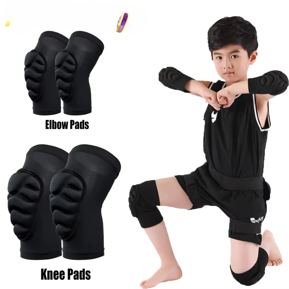 Kids Knee Pads Elbow Compression Sleeves Guard