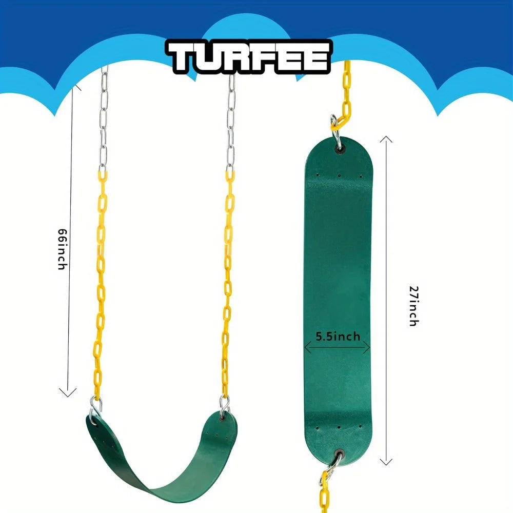 2 Pack Green Swing Seats