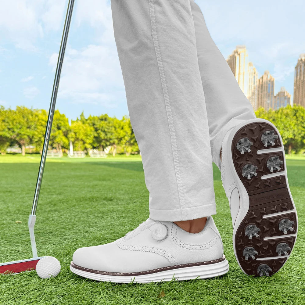 Spiked Men Golf Shoes Waterproof