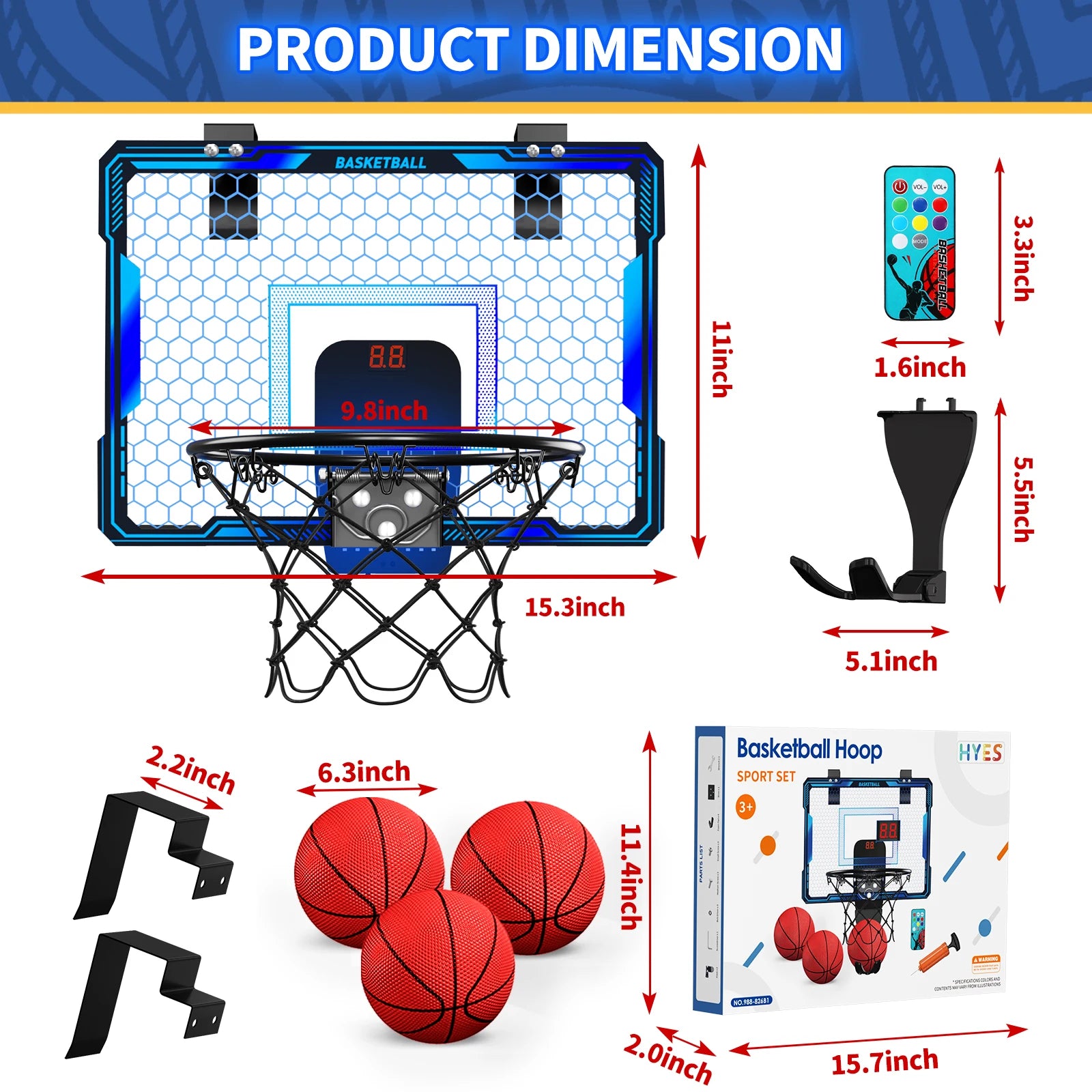 Over The Door Mini Basketball Hoop