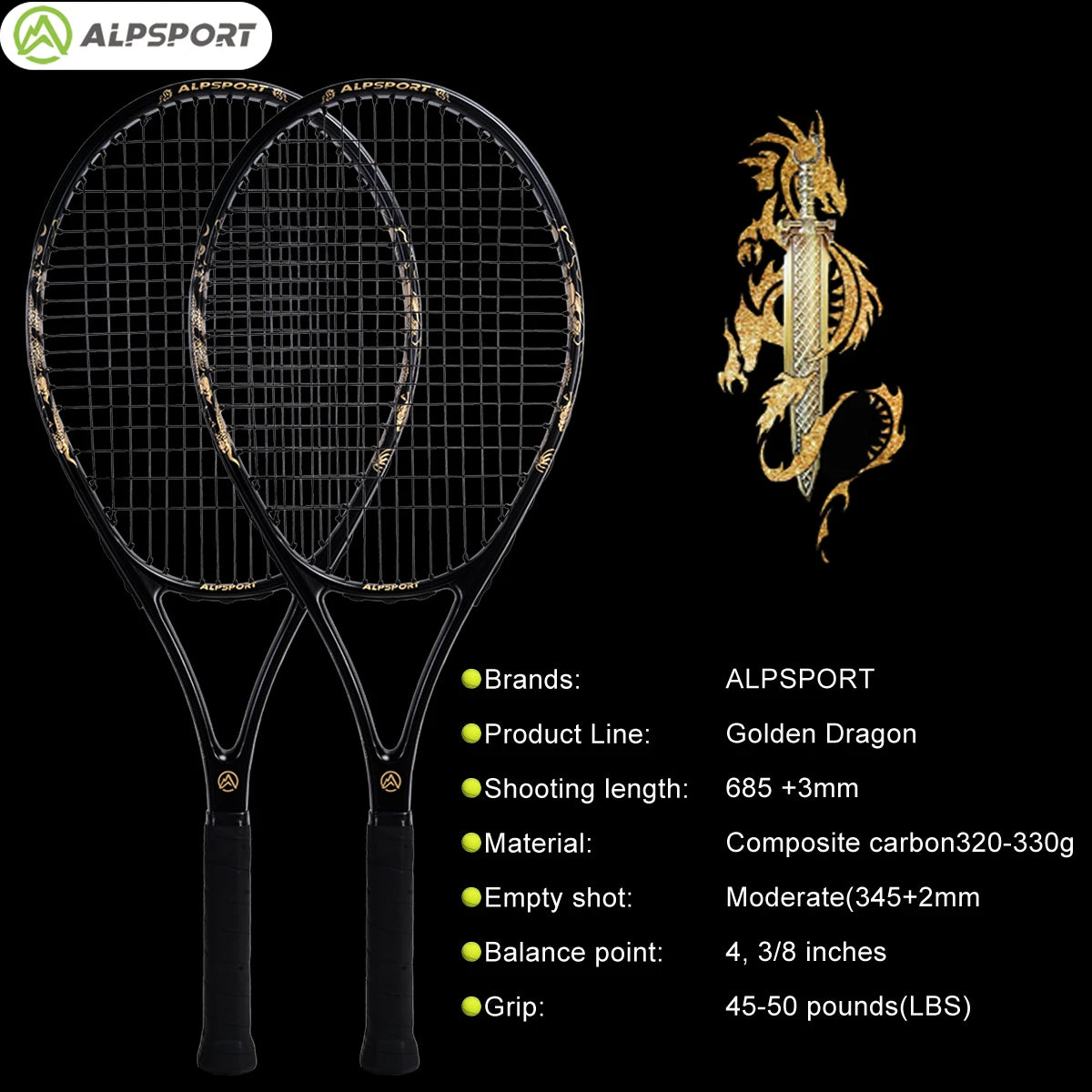 Carbon Fiber Tennis Racket