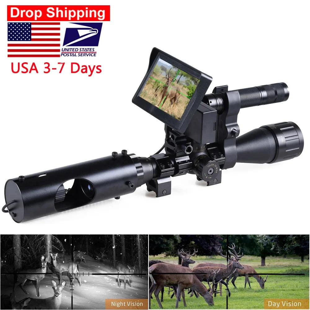 Hunting Riflescope Night Vision IR Optics