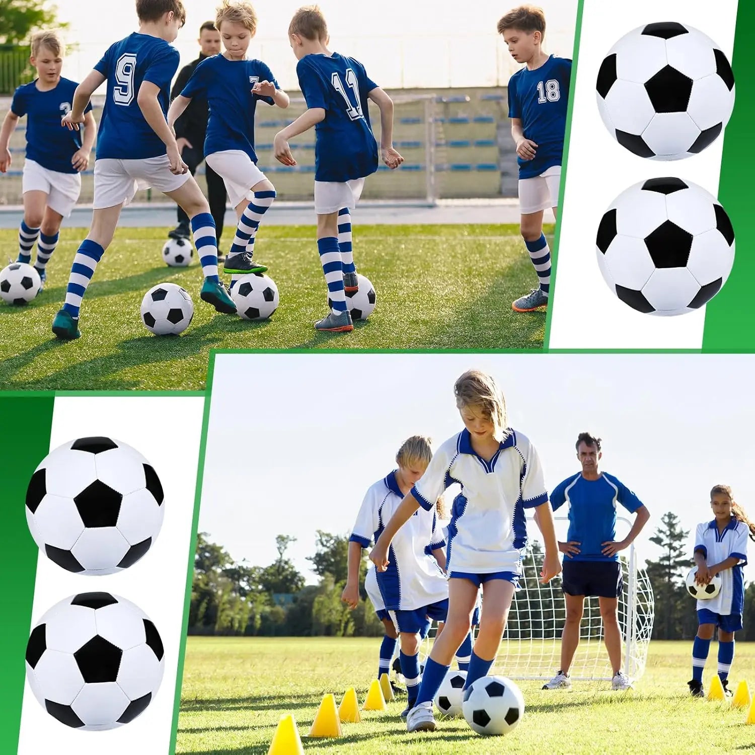 Deflated Soccer Balls Size 5