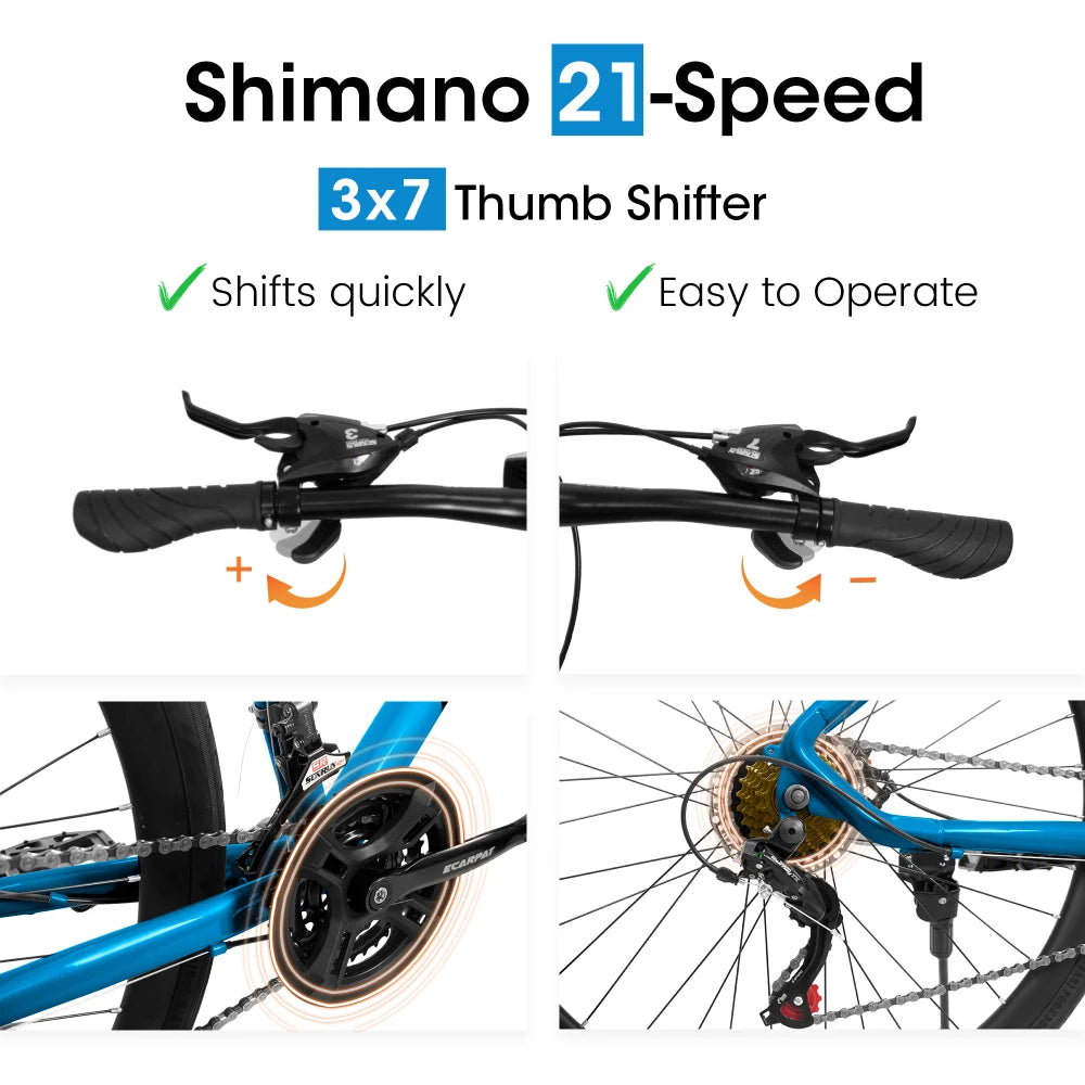 700Cx35 Road Bike with Aluminum Alloy Wheels
