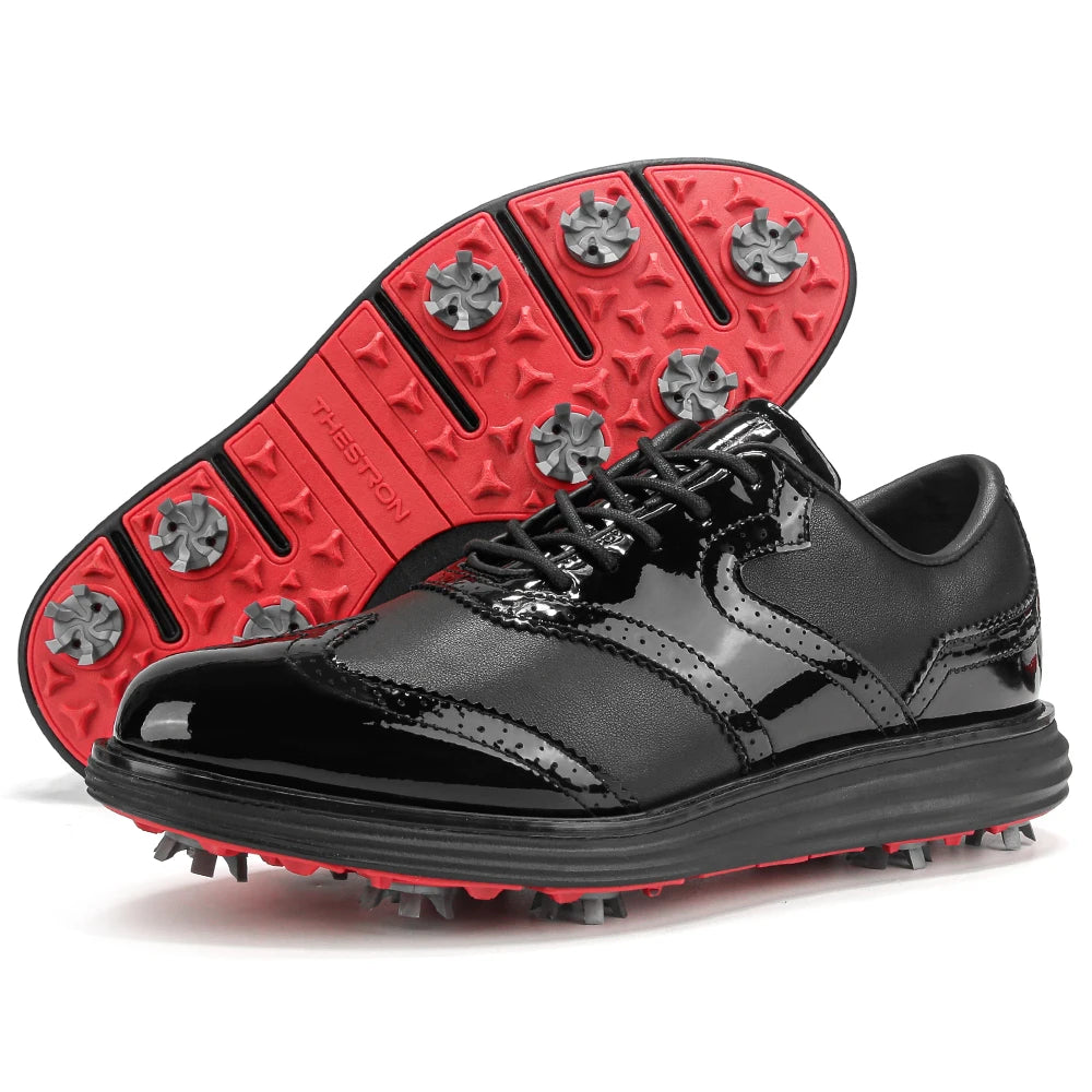 Spiked Men Golf Shoes Waterproo