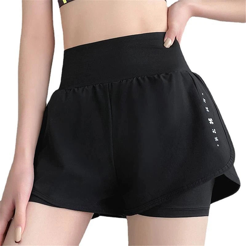 Women's High Waisted Sports Shorts