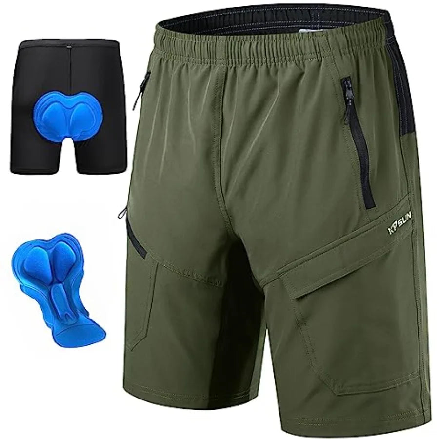 Men's Mountain Bike Shorts 3D Padded
