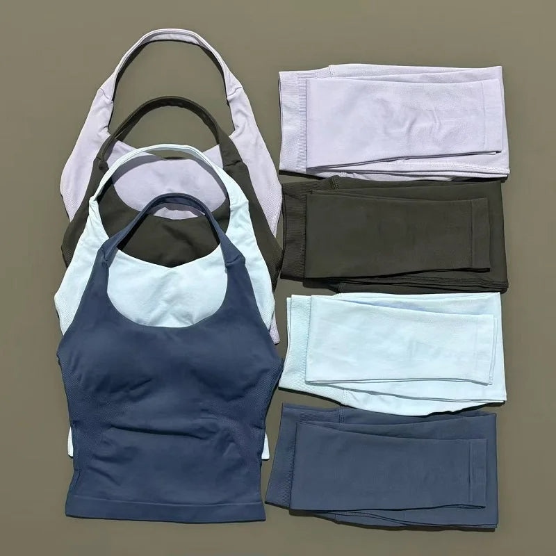 2Pcs Women Yoga Fitness Tracksuit