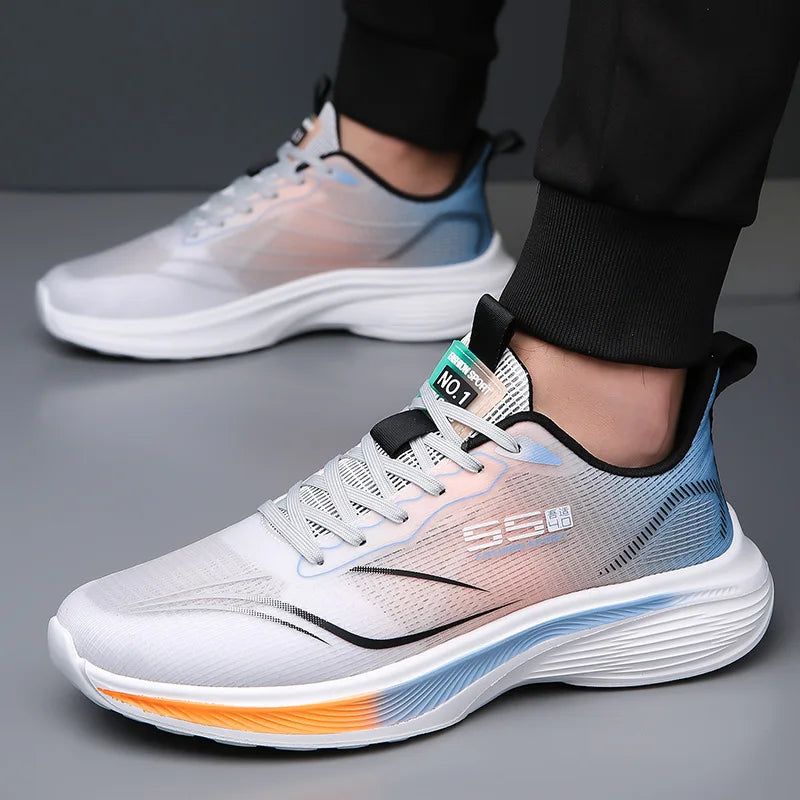 Trendy Men Shoes Soft Sole Running Sneakers