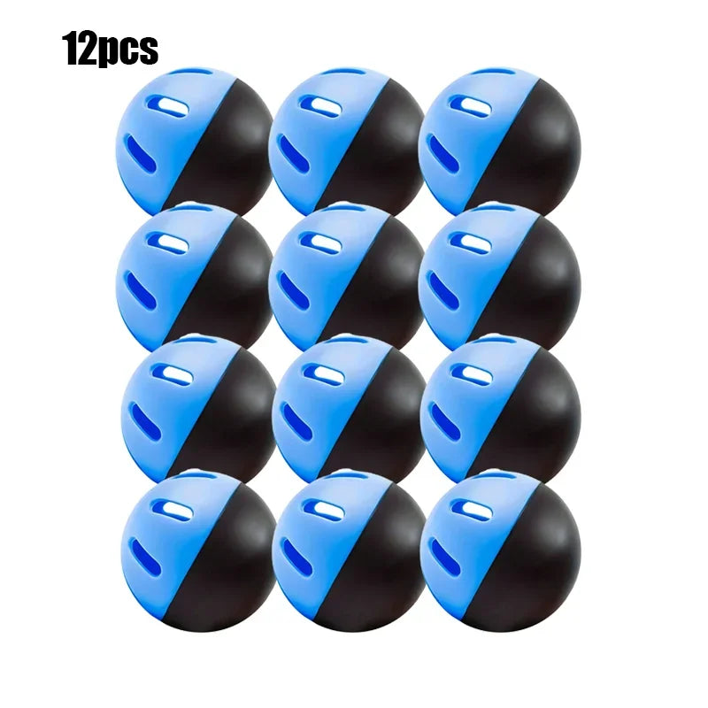 12 Pcs Baseball Soft Training Balls Perforated