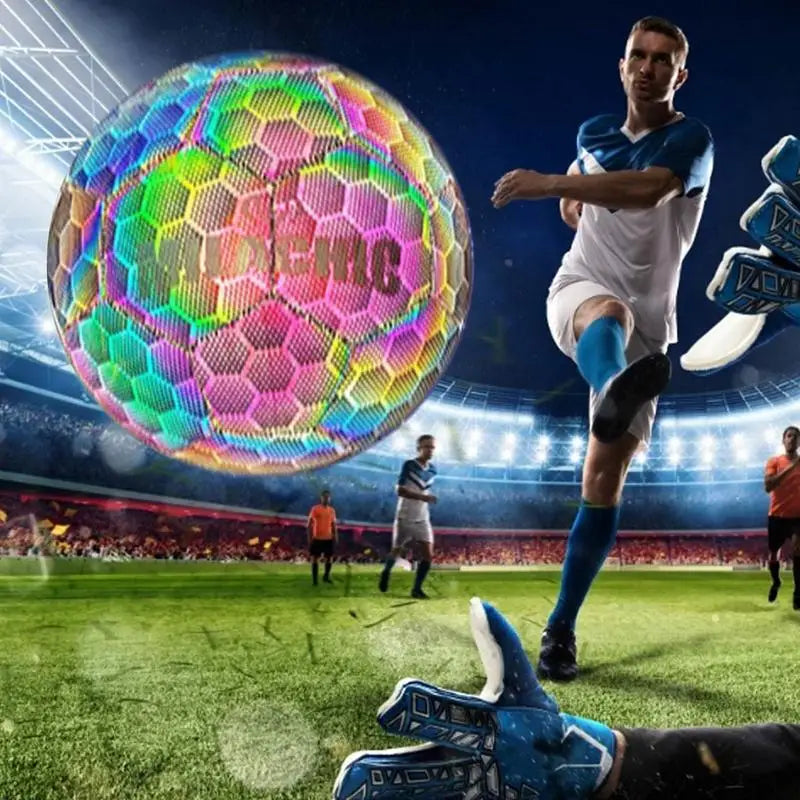 Reflective  Night Glowing Soccer Ball