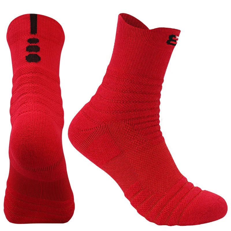Unisex Sports Socks Shock-absorbing Cushion