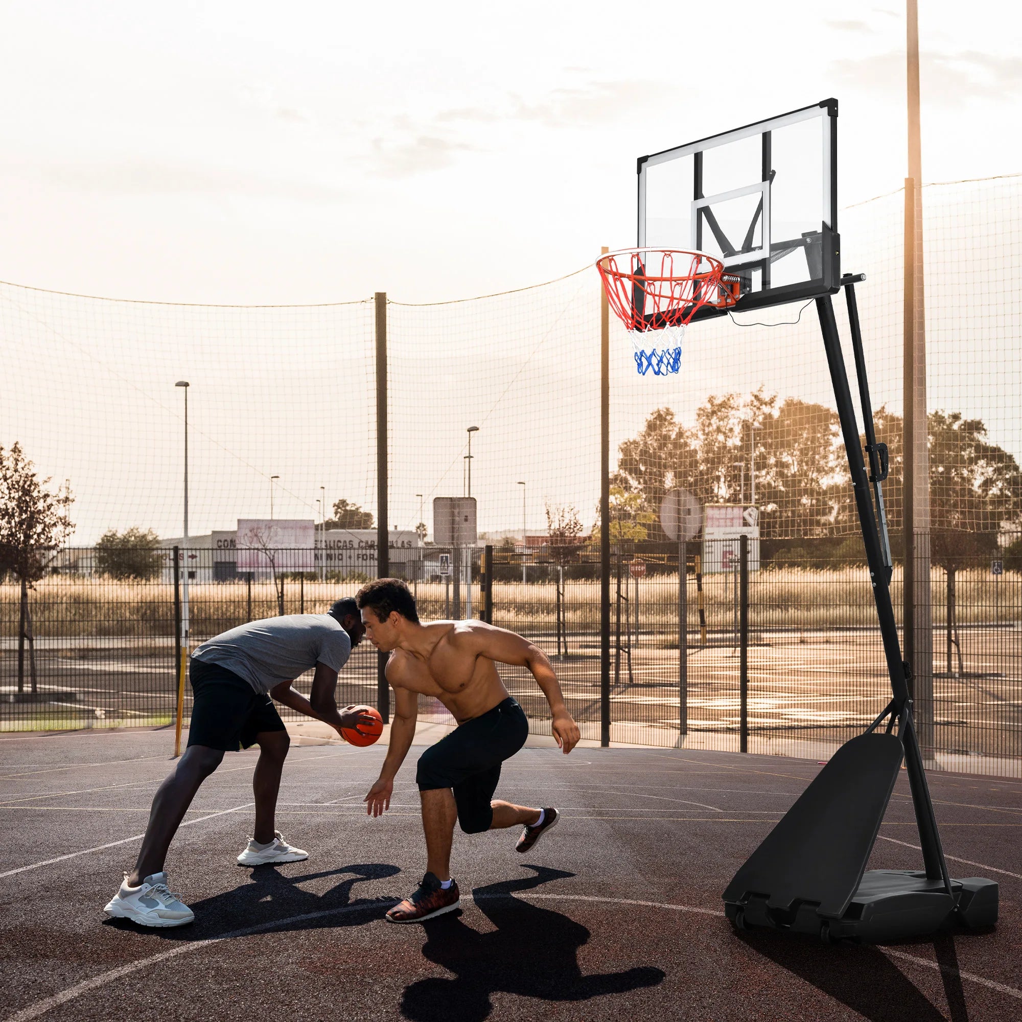 Portable Basketball Hoop Basketball System 8-10ft