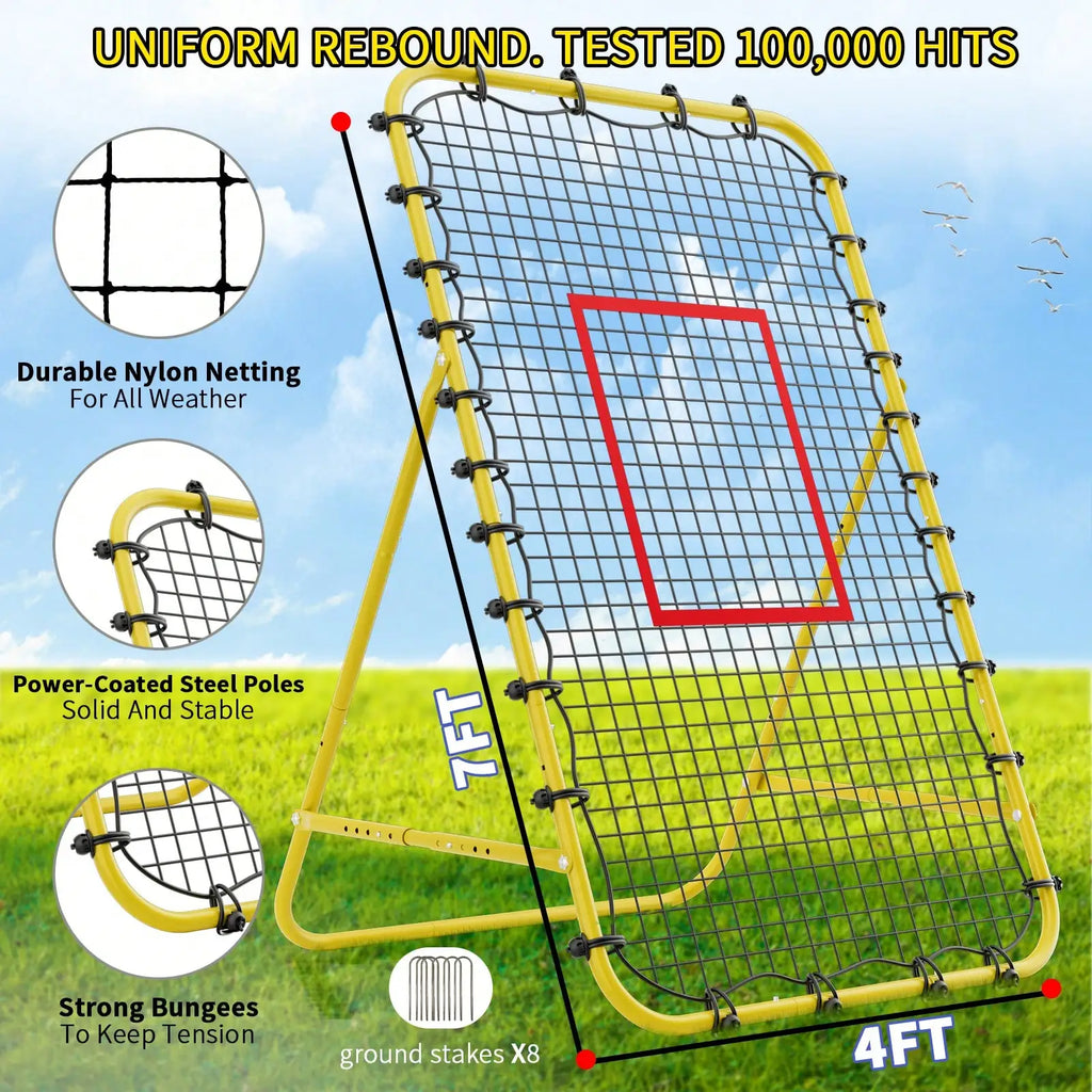 7x4 FT Volleyball Rebounder Net