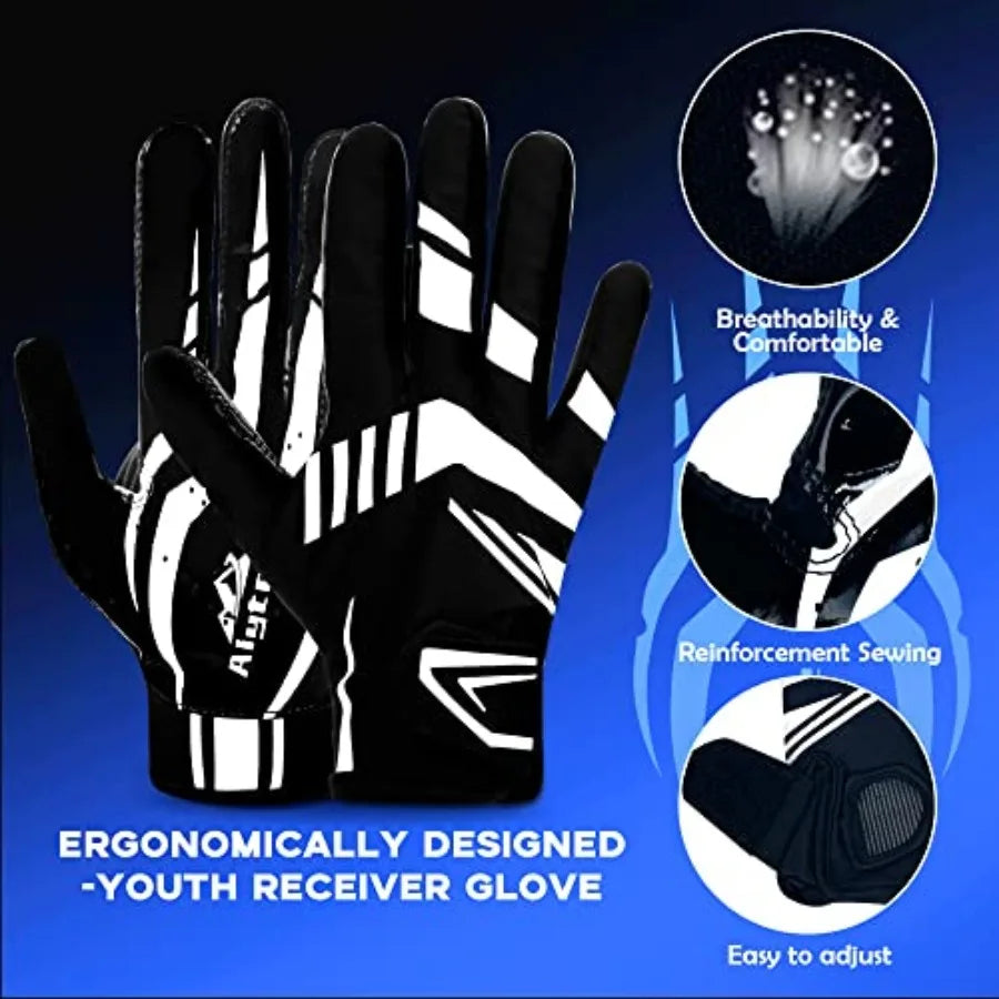 No-Slip Youth Wide Receiver Glove