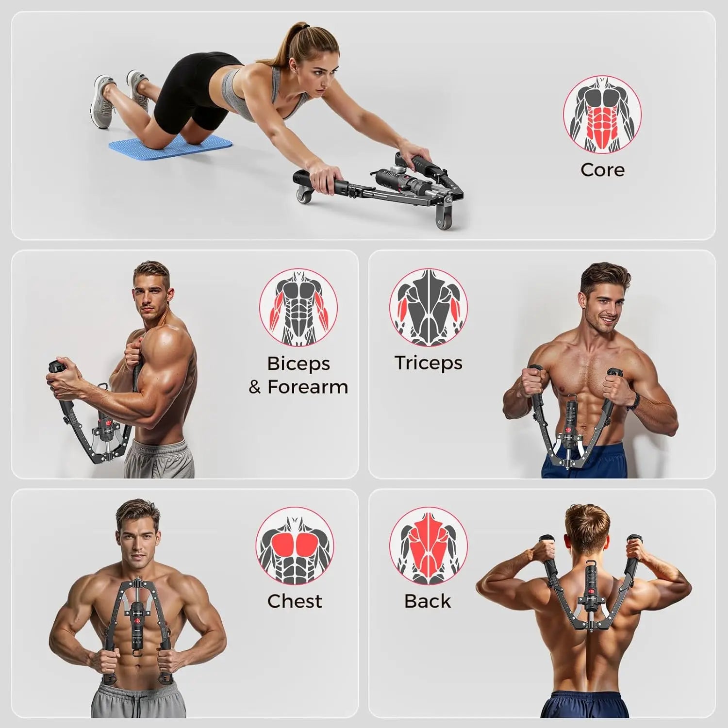 3-in-1 Hydraulic Twister Arm Trainer
