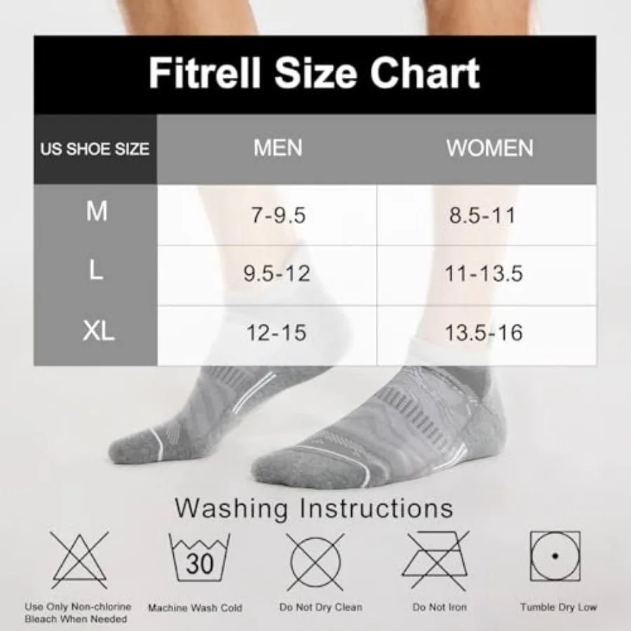 Men's 6 Pack Ankle Running Socks