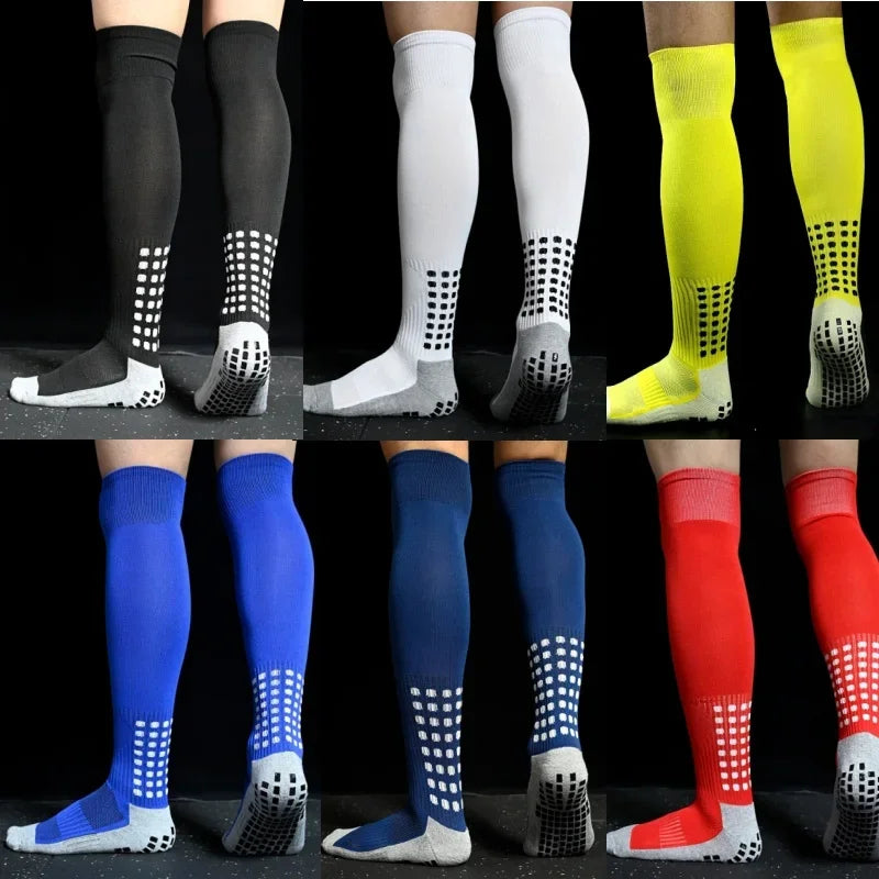 Long Football Socks Silicone Suction Cup Grip
