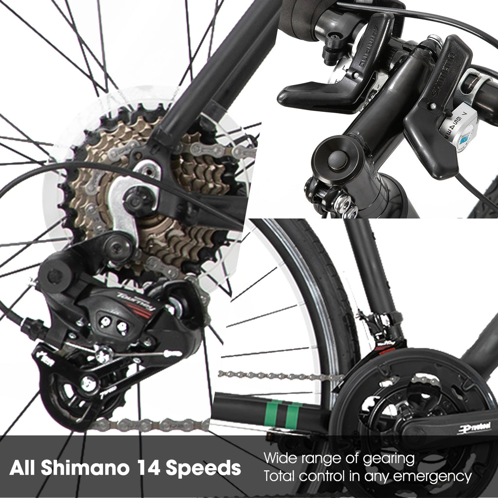Aluminum Road Bike 14 Speeds