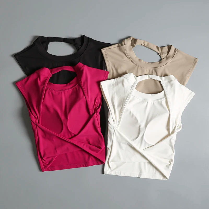 Sports Padded T-shirt Vest Women's