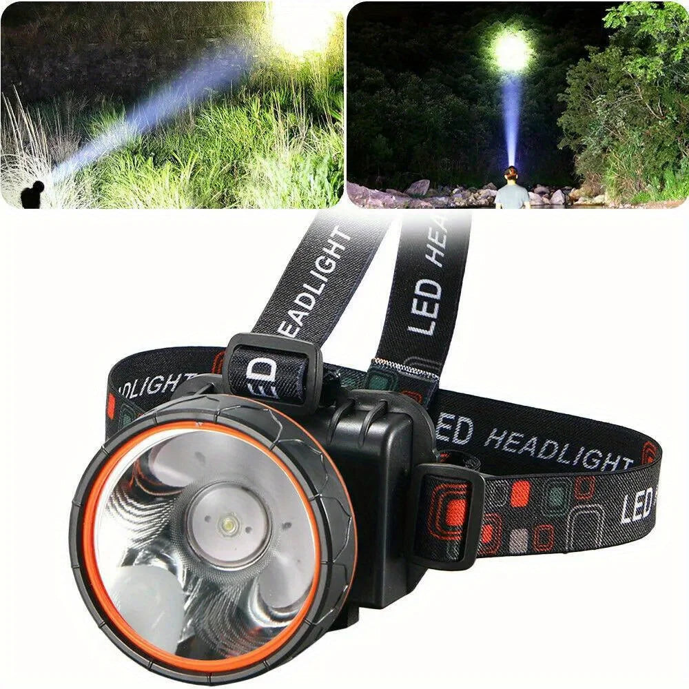 Super Bright LED Headlight Rechargeable Headlight