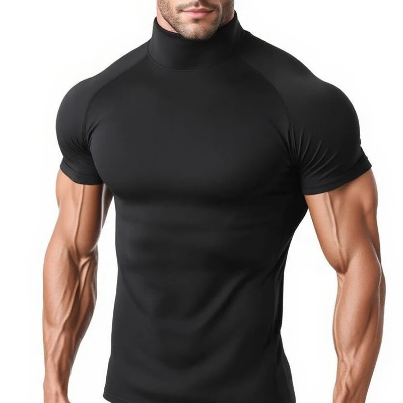 Compression T Shirt Men Bodybuilding Short Sleeve