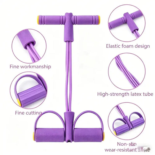 1pcs Multifunctional Yoga Pedal Resistance Band