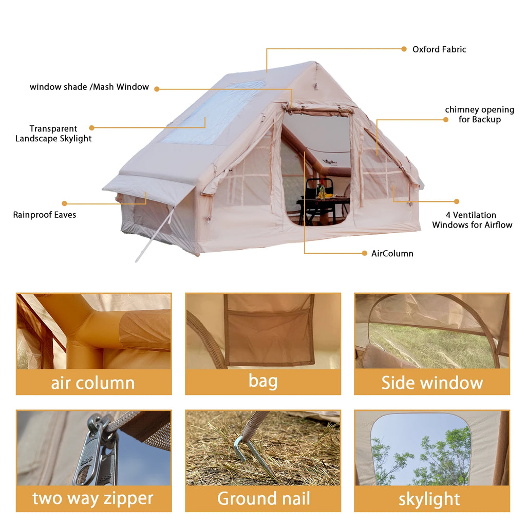 4-6 PersonOutdoor Family Luxury Tent