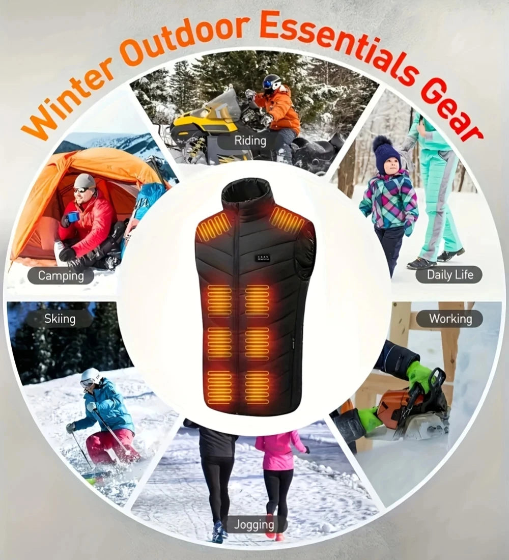 Usb Heater Camping Jacket Man Thermal