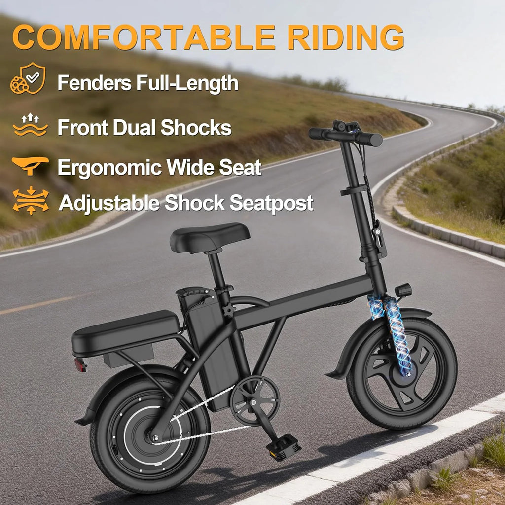 14'' Foldable Electric Bike 500W Motor