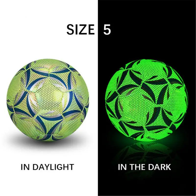 Reflective  Night Glowing Soccer Ball