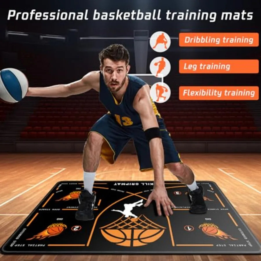 Portable Basketball Footwork Training Mat